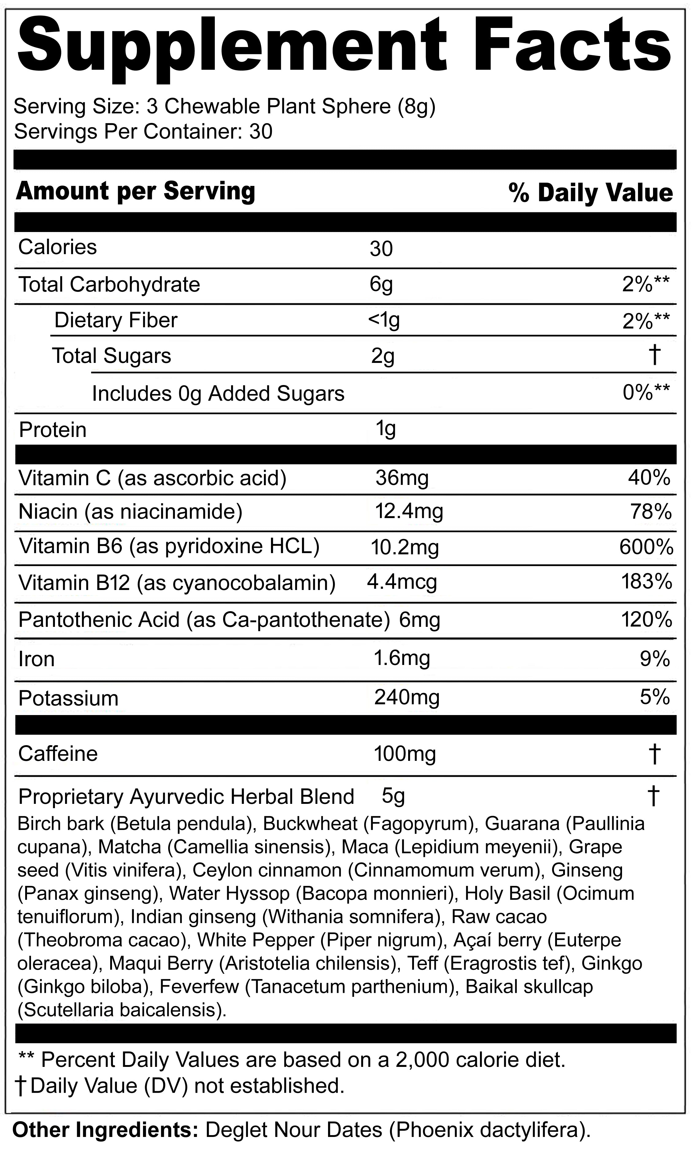 Foen Plant Sphere — 30 Day Supply